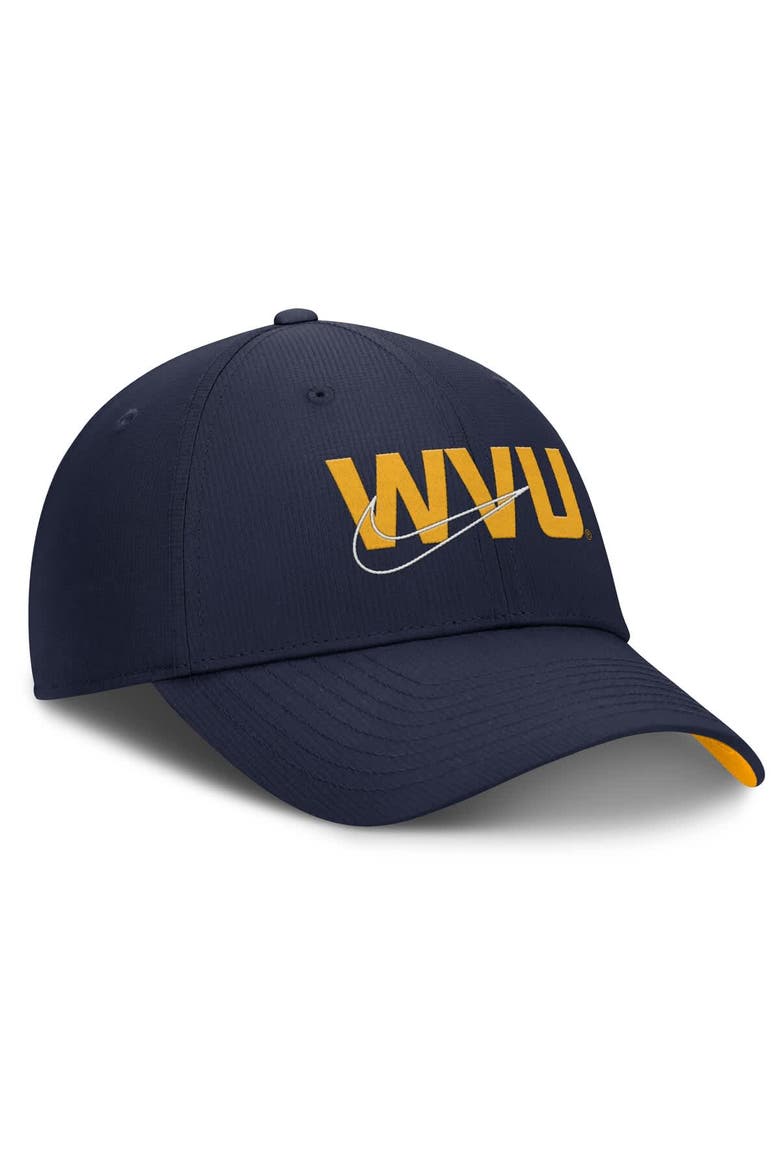 Men's Nike Navy West Virginia Mountaineers Club Prep Performance Adjustable Hat, Alternate, color, Navy