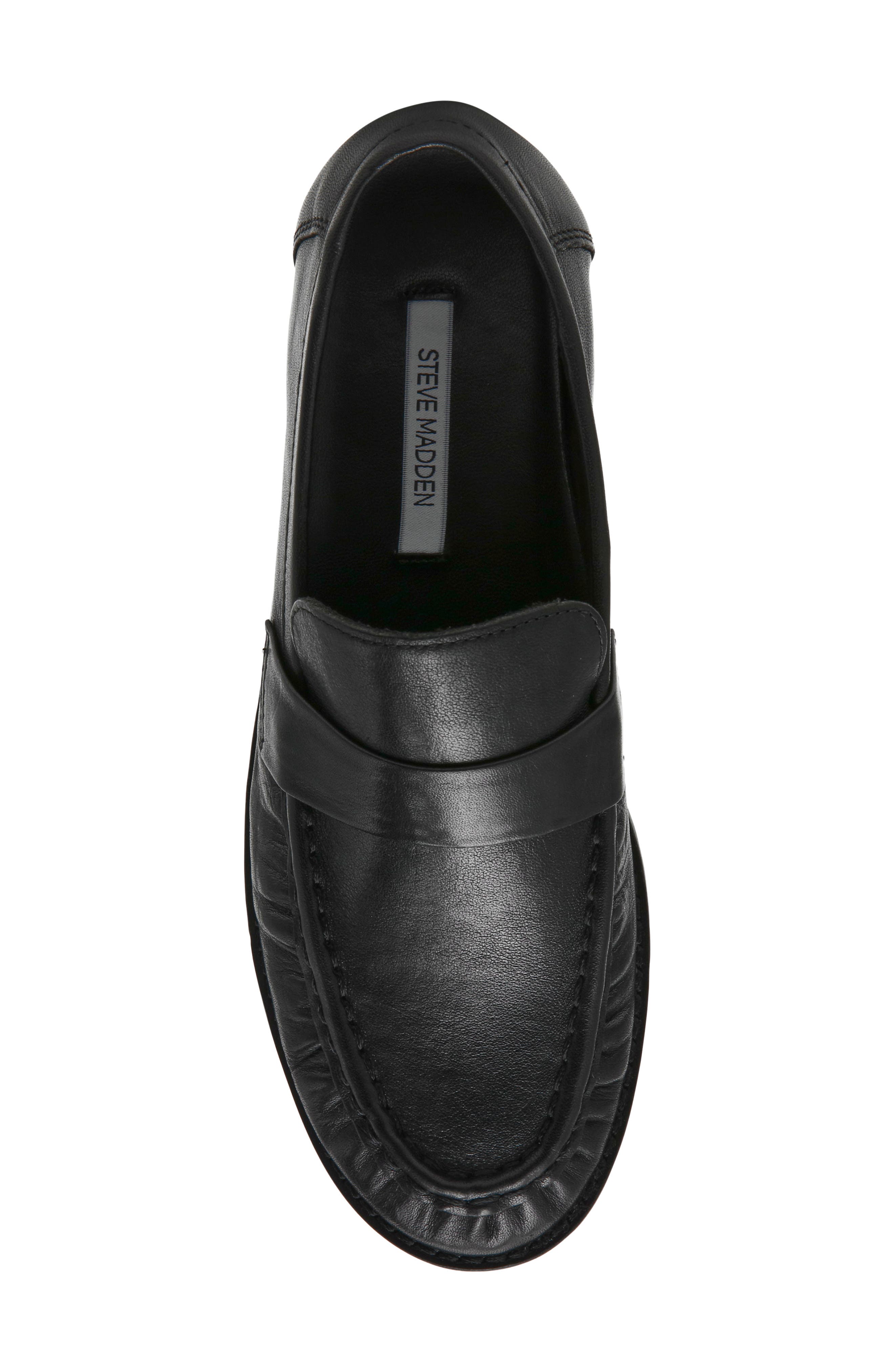Ronie Leather Loafer, Alternate, color, BLACK LEATHER