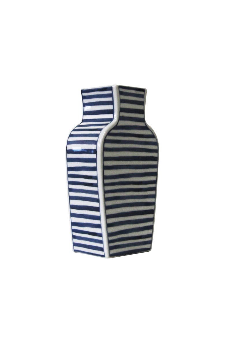 Well Versed Small Blue Vase, Alternate, color, Multi