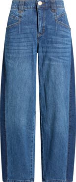 Wit & Wisdom High Waist Barrel Jeans