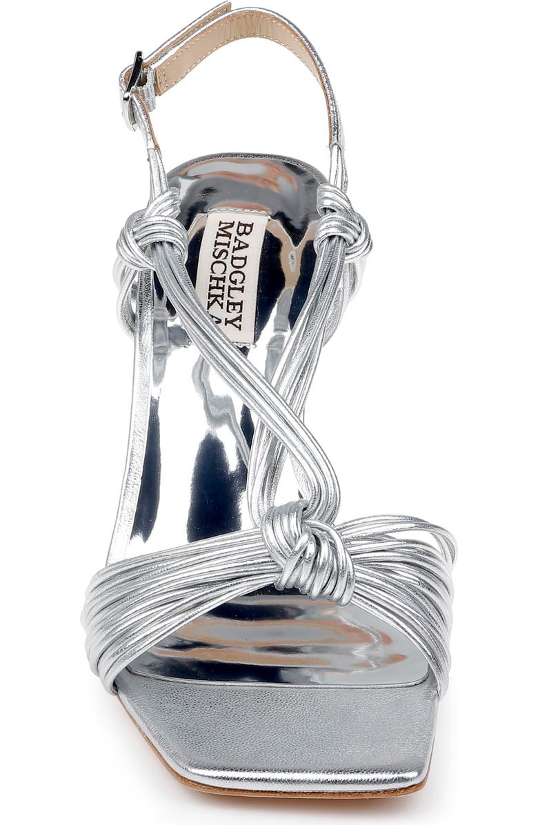 Badgley Mischka Collection Carmine High Shine Slingback Sandal, Alternate, color,