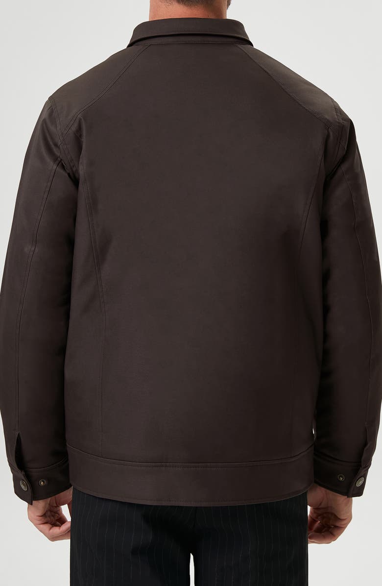 HAWKE & CO Flannel Lined Chore Jacket, Alternate, color, Espresso