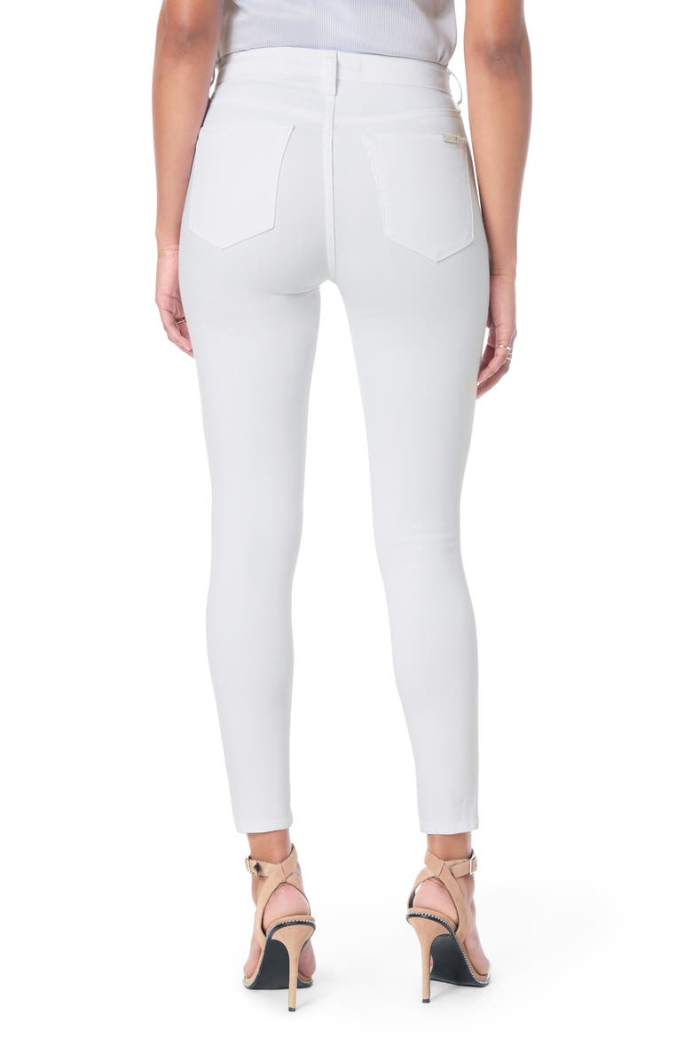 Flawless Honey Curvy High Waist Ankle Skinny Jeans, Alternate, color, HENNIE