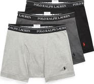 Polo Ralph Lauren Assorted 3-Pack Wicking Boxer Briefs