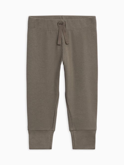 Kendi Charlie Ribbed Joggers In Green