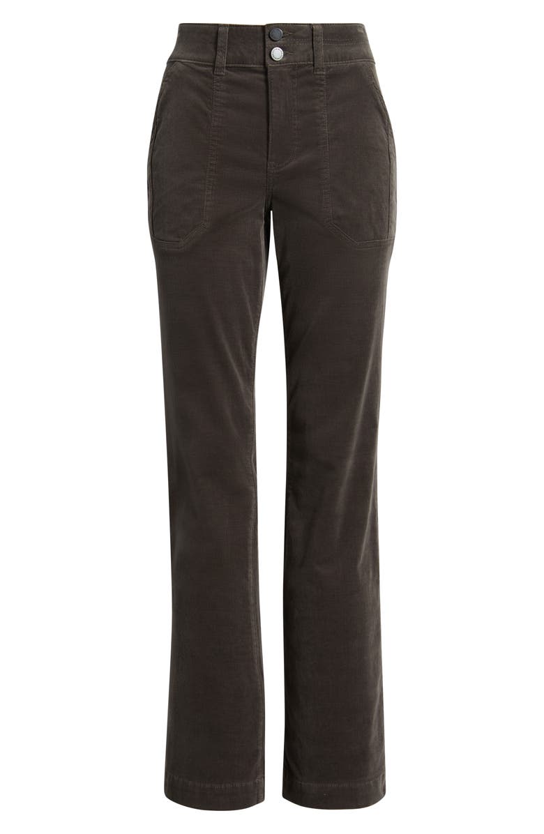 Wit & Wisdom Madison High Waist Bootcut Corduroy Pants, Alternate, color, Espresso