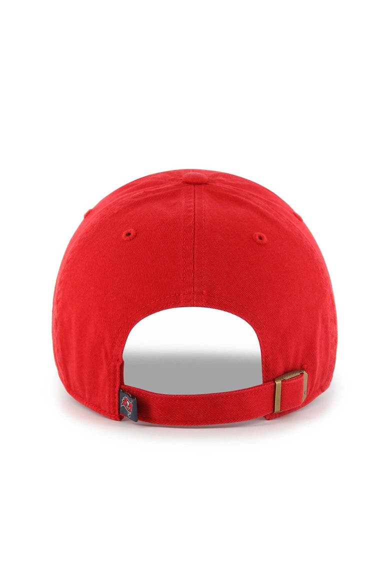 Men's '47 Red Tampa Bay Buccaneers Pride Clean Up Adjustable Hat, Alternate, color, Red