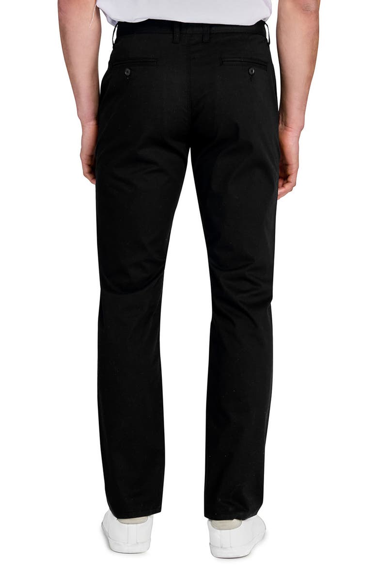 W.R.K Slim Fit Twill Chino Pants, Alternate, color, Black