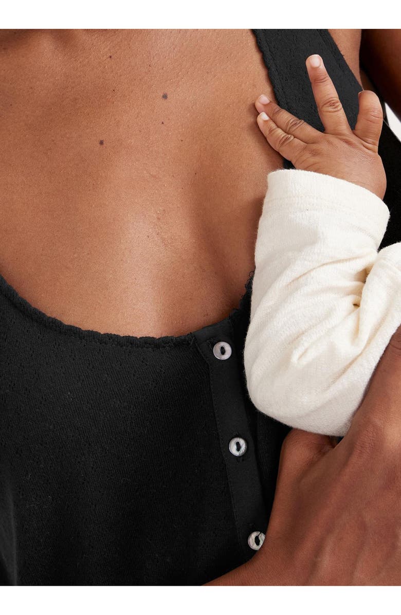 HATCH The Maternity/Nursing 24/7 Feeding Jumpsuit, Alternate, color, Black