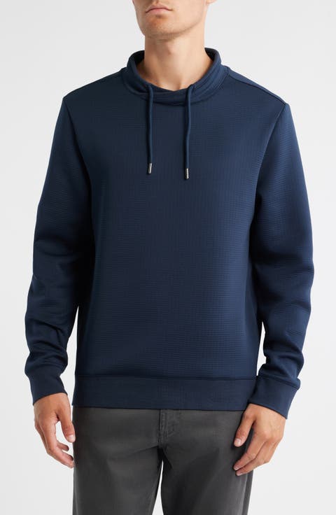 Drayton Crossover Mock Neck Sweatshirt