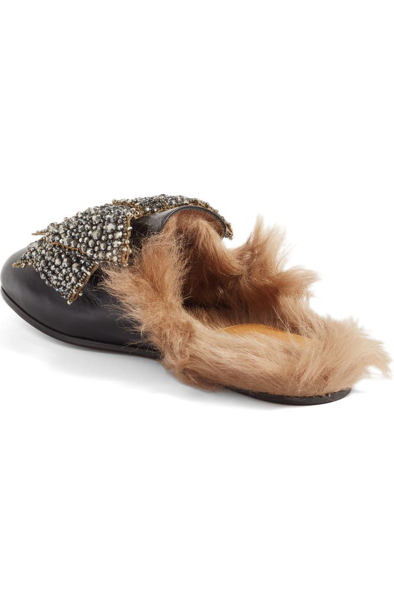 Gucci Princetown Genuine Shearling Loafer Mule, Alternate, color,