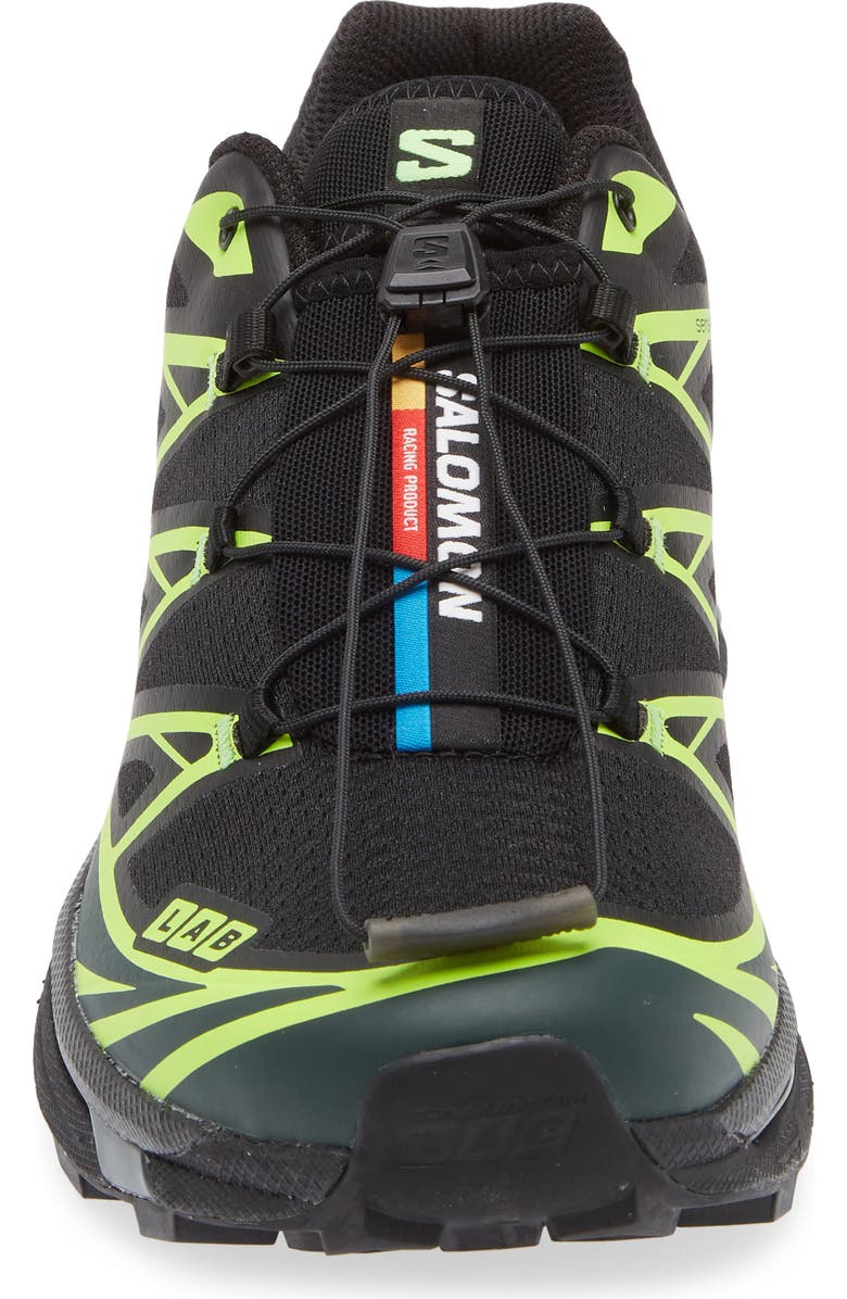 Salomon Gender Inclusive XT-6 Sneaker, Alternate, color, Black/ Green