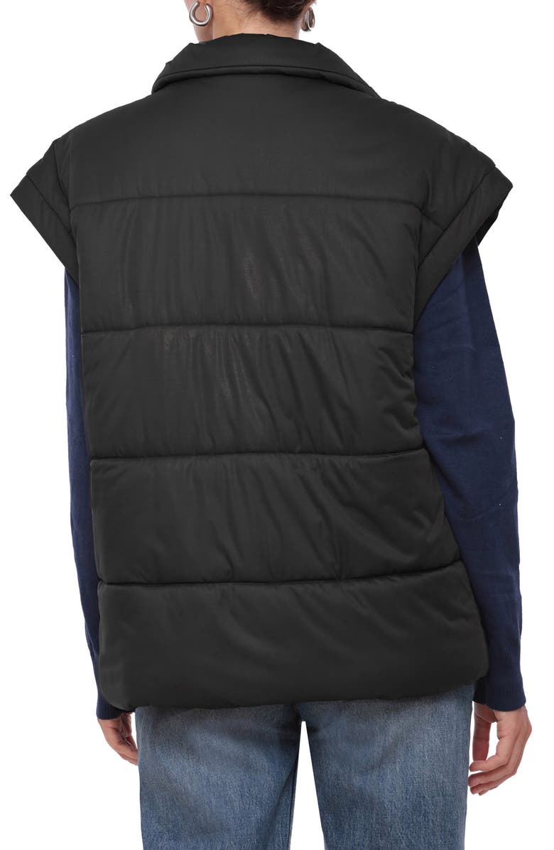 Avec Les Filles Boxy Oversize Quilted Puffer Vest, Alternate, color,