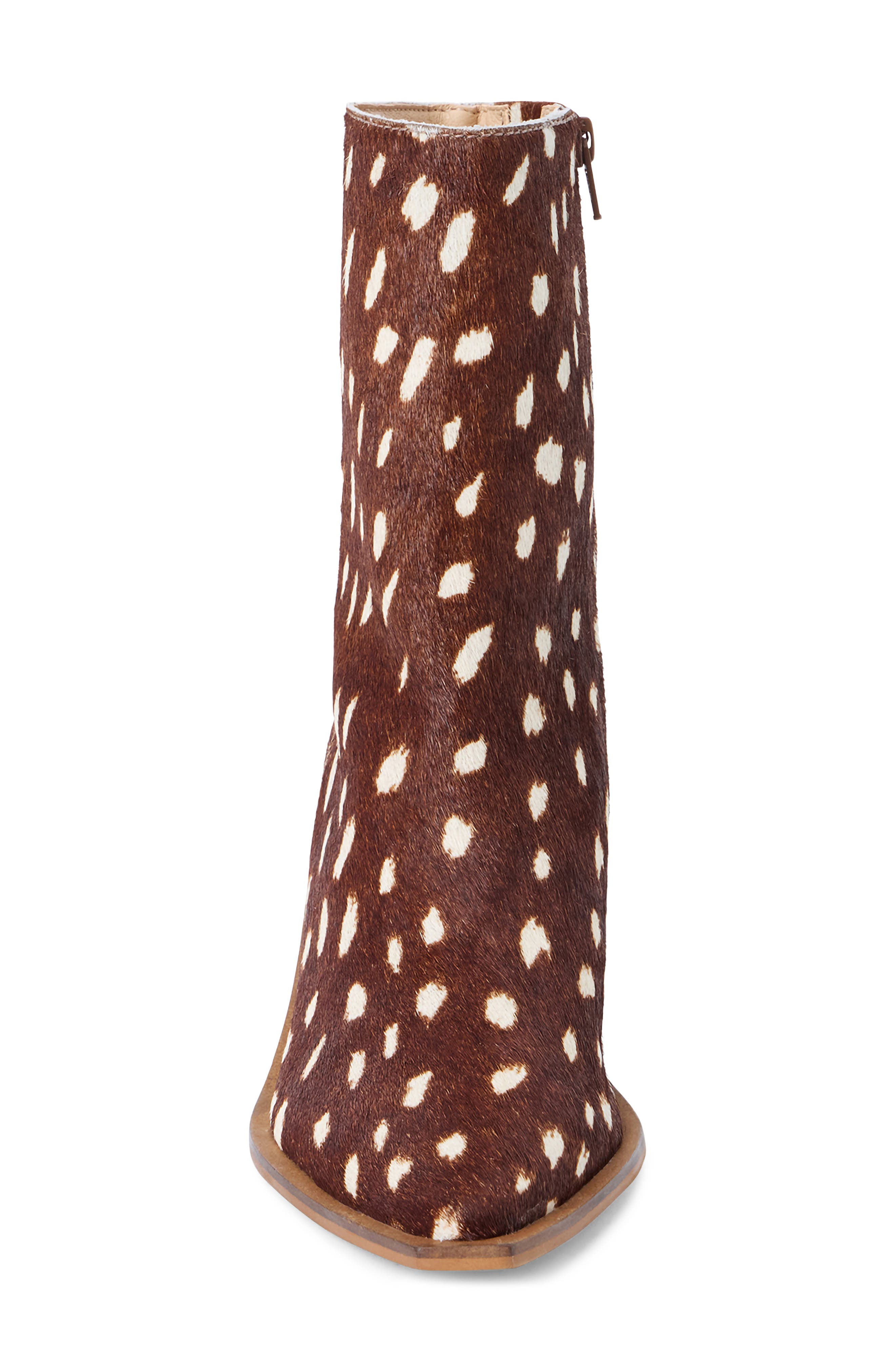 Cleo Pointed Toe Bootie, Alternate, color, BAMBI