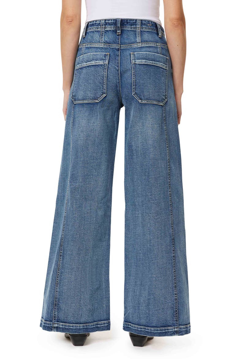 Relaxed Wide Leg Jeans, Alternate, color, MARINE
