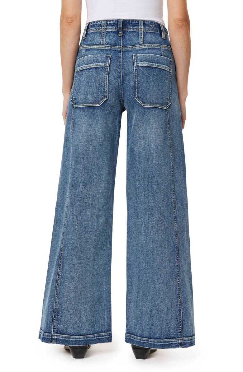 Habitual Relaxed Wide Leg Jeans, Alternate, color, Marine