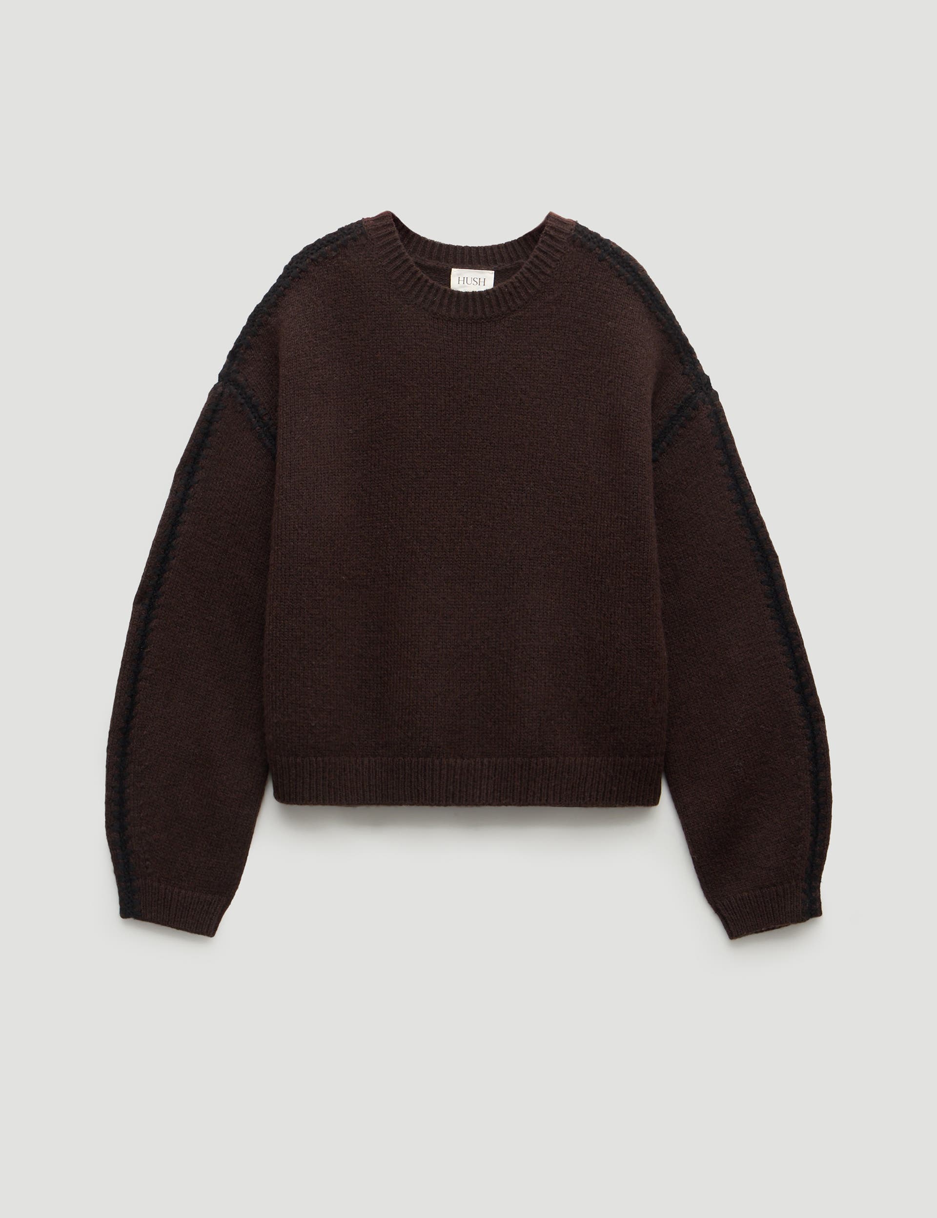 Whitney Whipstitch Knitted Sweater - image 4