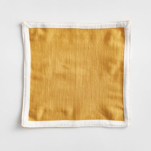 Napa Home & Garden Jase Cocktail Napkins Set Of 4 In Yellow