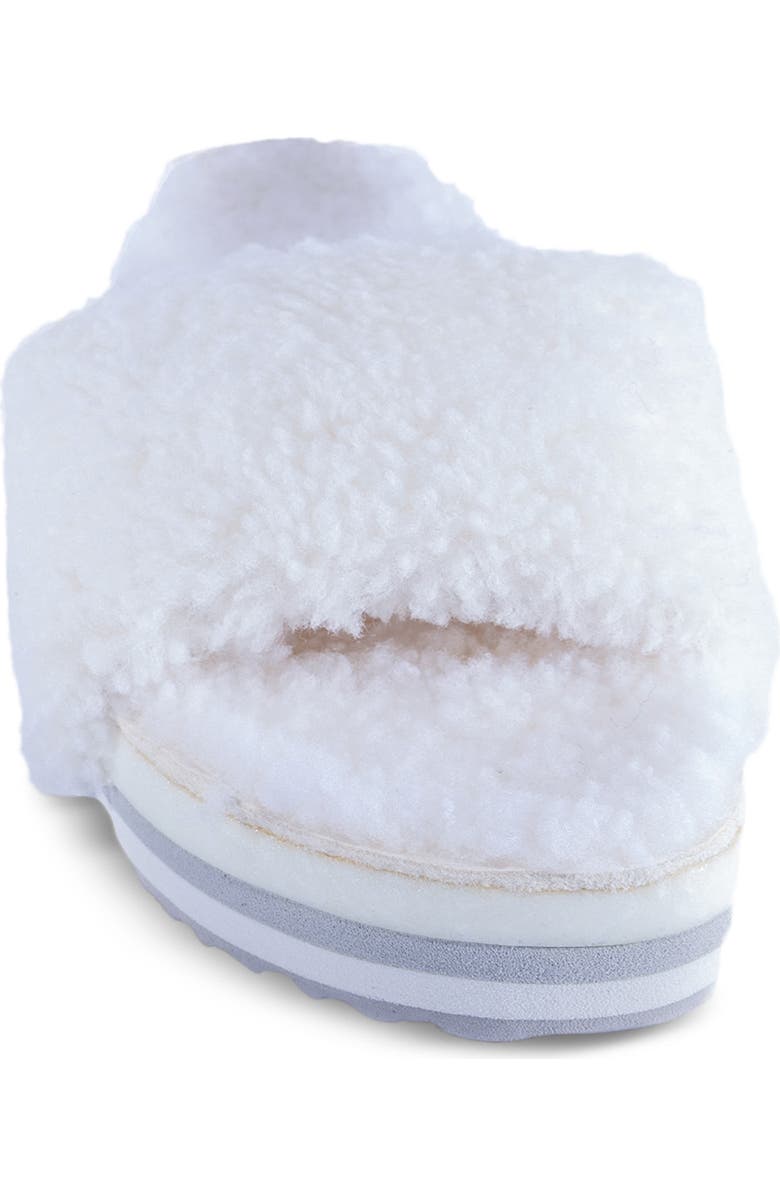 FLEKS Cito Genuine Shearling Slide Sandal, Alternate, color, Iceberg