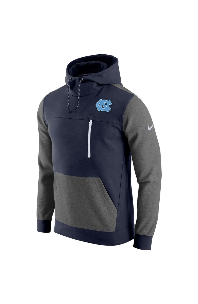 Nike Men's Nike Navy North Carolina Tar Heels AV-15 2.0 Slim Fit Pullover Hoodie, Alternate, color, Navy