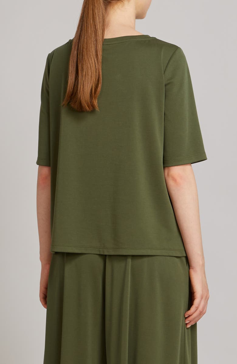 MM by Max Mara Tauro Jersey T-Shirt, Alternate, color, Moss Green