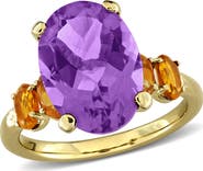 Julianna B. Gemstone Oval 5-Stone Ring Sterling Silver