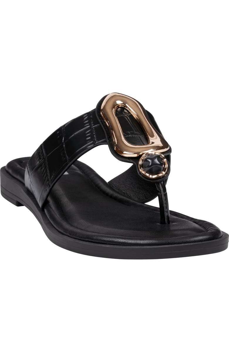 GOOD CHOICE NEW YORK Evarie Slide Sandal, Main, color, Black