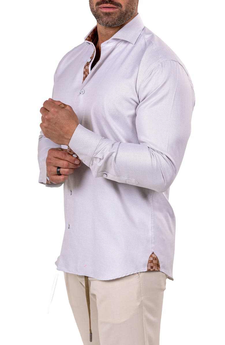Maceoo Eins Marthy Contemporary Fit Button-Up Shirt, Alternate, color, 