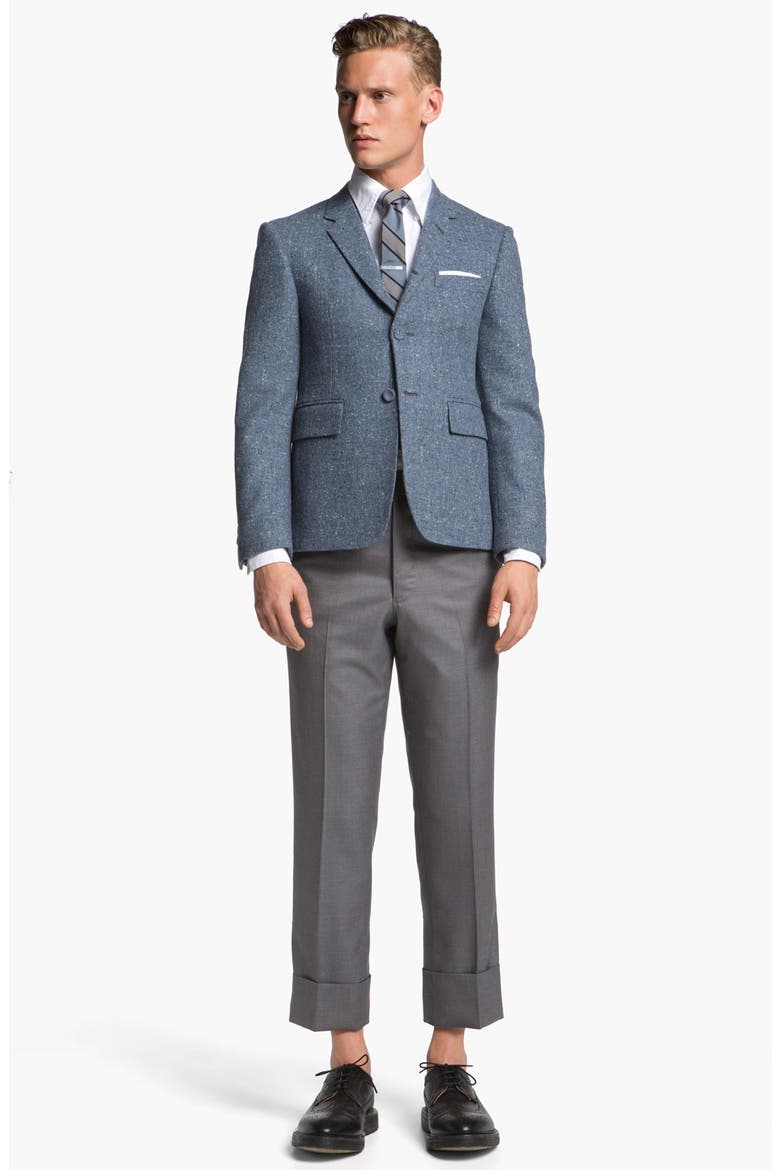 Wool & Cashmere Trousers, Alternate, color, GREY