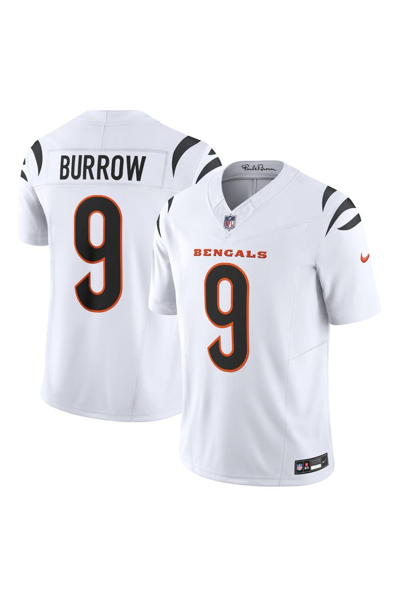Men's Nike Joe Burrow White Cincinnati Bengals Vapor F.U.S.E. Limited Jersey, Alternate, color, White