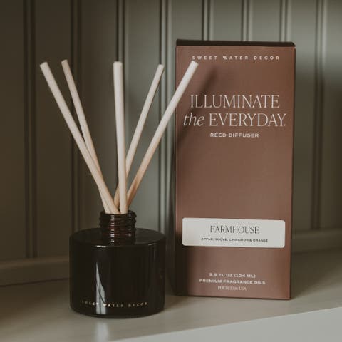 Amber Glass Fall Reed Diffuser