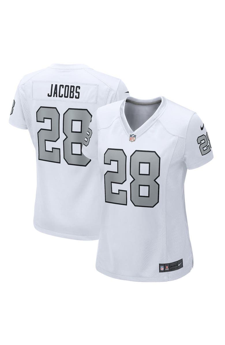 Nike Women's Nike Josh Jacobs White Las Vegas Raiders Alternate Game Player Jersey, Main, color, White