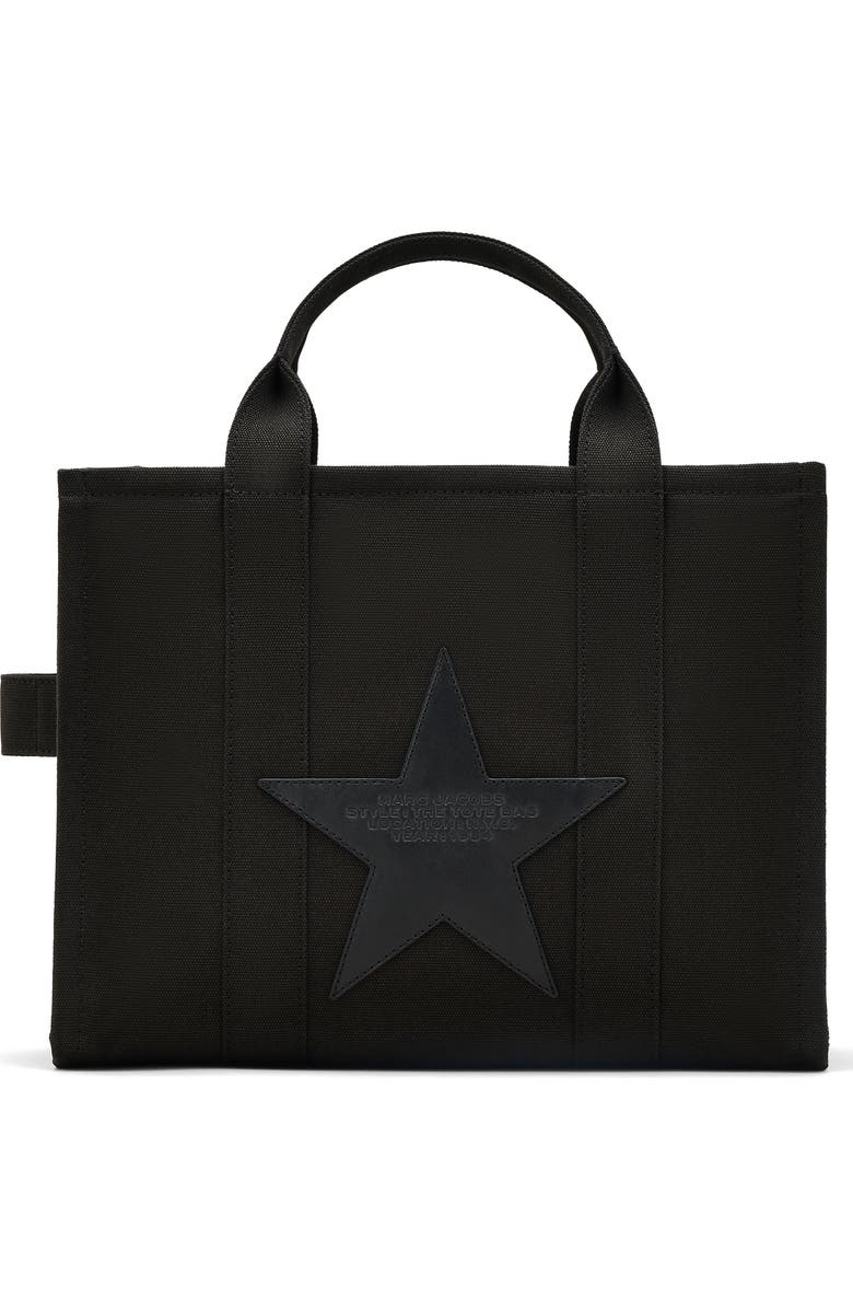 Marc Jacobs The Medium Star Canvas Tote, Alternate, color,