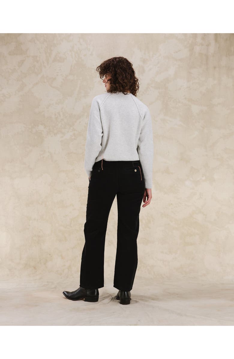 Fortela Jamiet Chino Corduroy Trousers, Alternate, color, Black