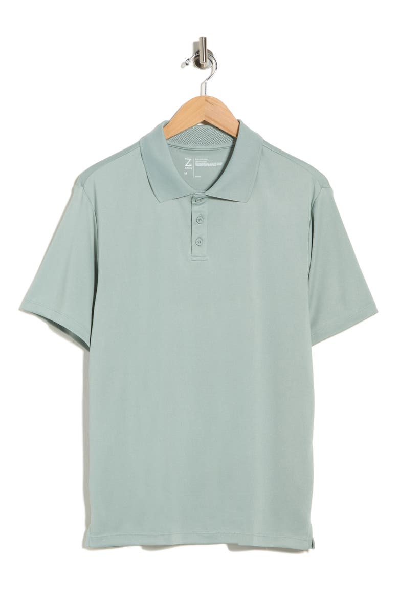 Textured Knit Golf Polo, Alternate, color, GREEN SLATE