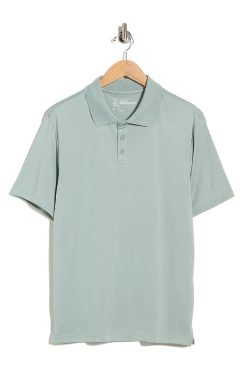 Textured Knit Golf Polo