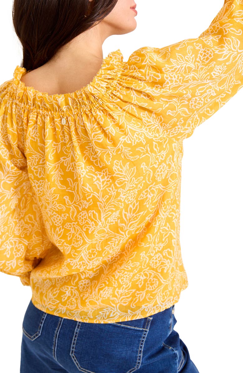 Tommy Bahama Veranda Vines Off the Shoulder Top, Alternate, color, Canna Lily