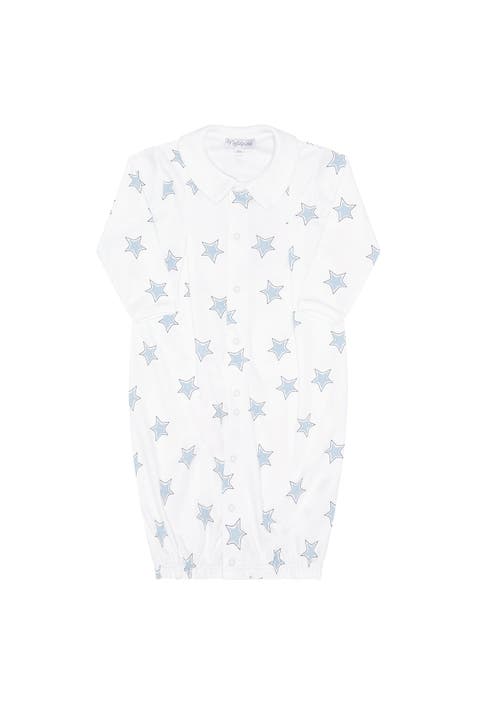 Blue Stars Print Converter Gown - Baby