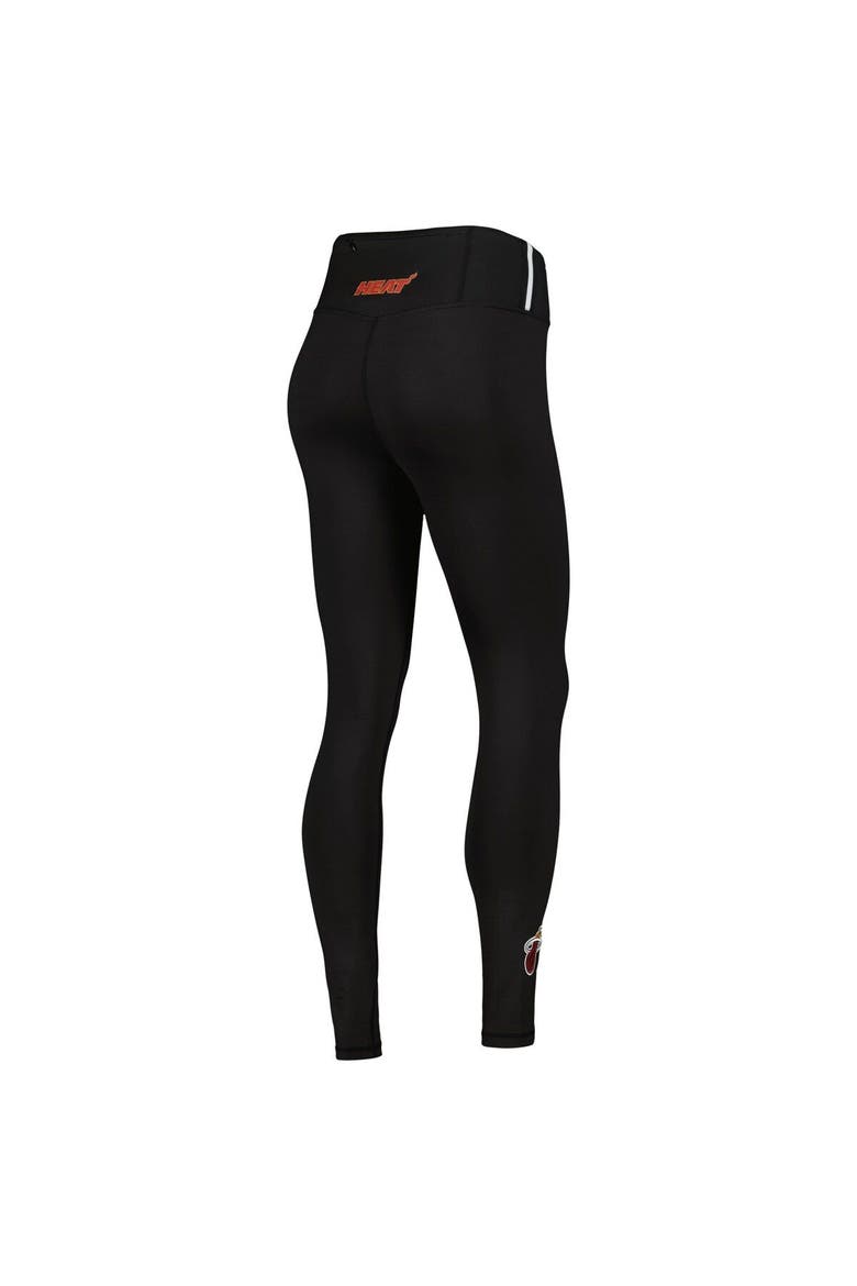 Women's Pro Standard Black Miami Heat Classics Lux Leggings, Alternate, color, Black
