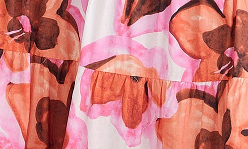 Brave + True Brave+true Wonderland Floral Maxi Skirt In Azalea