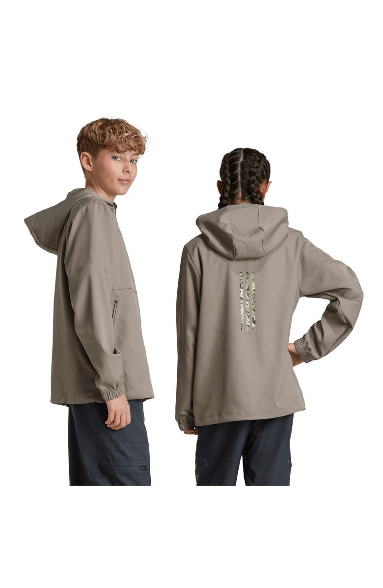 adidas x Disney Kids' 'The Lion King' Recycled Polyester Jacket, Alternate, color, Sbrown/Mul