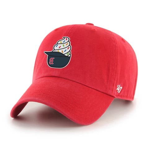 Preschool '47  Red Boston Red Sox Ice Cream Helmet Clean Up Adjustable Hat