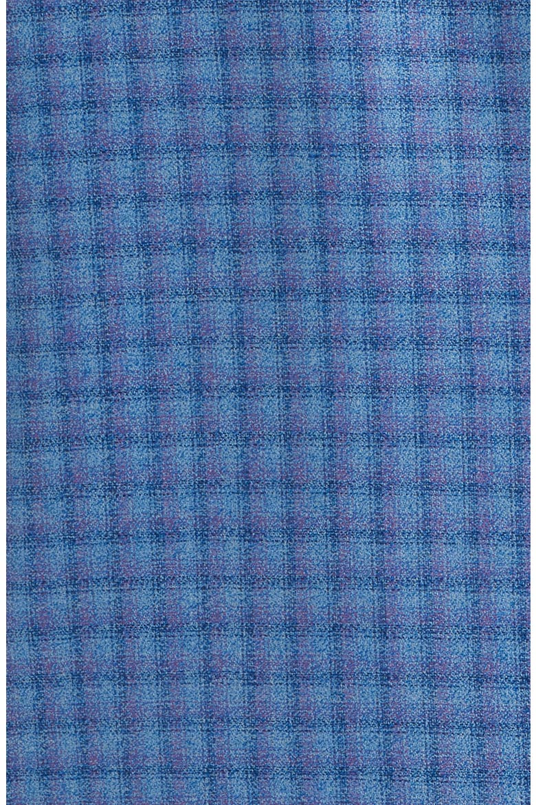 Light Blue Shadow Check Virgin Wool Sport Coat, Alternate, color, MEDIUM BLUE
