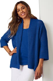 Jessica London Crochet Cardigan