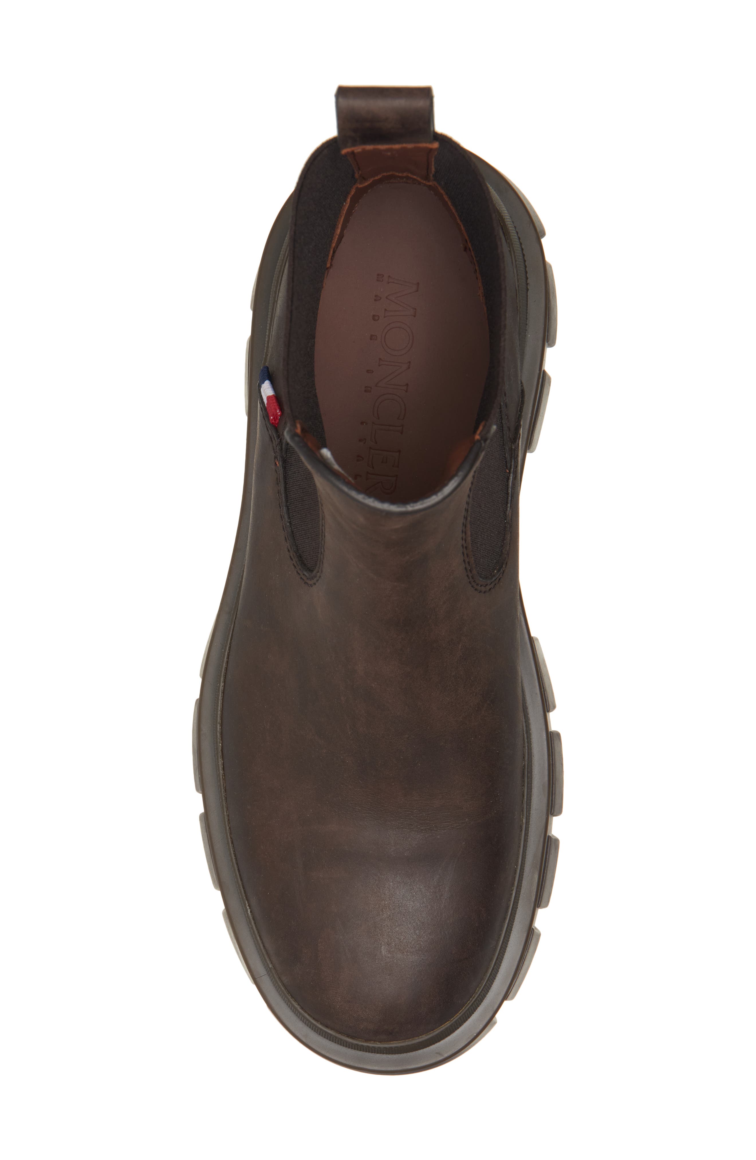 Moncler Hevea Lug Sole Chelsea Boot, Alternate, color, 