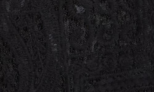 Forgotten Grace Open Knit Zip-up Hoodie In Black