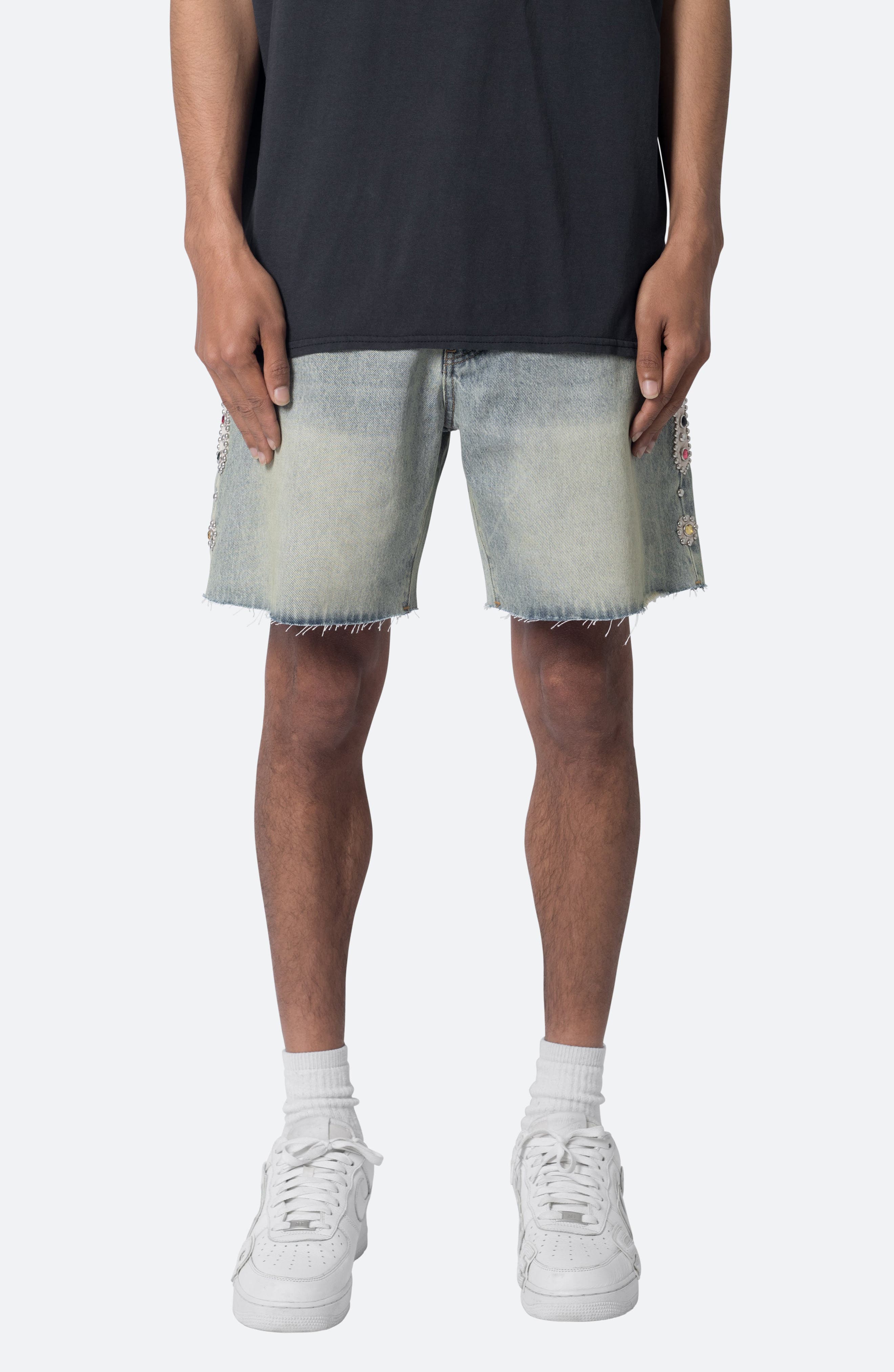 mnml Cutoff Denim Shorts