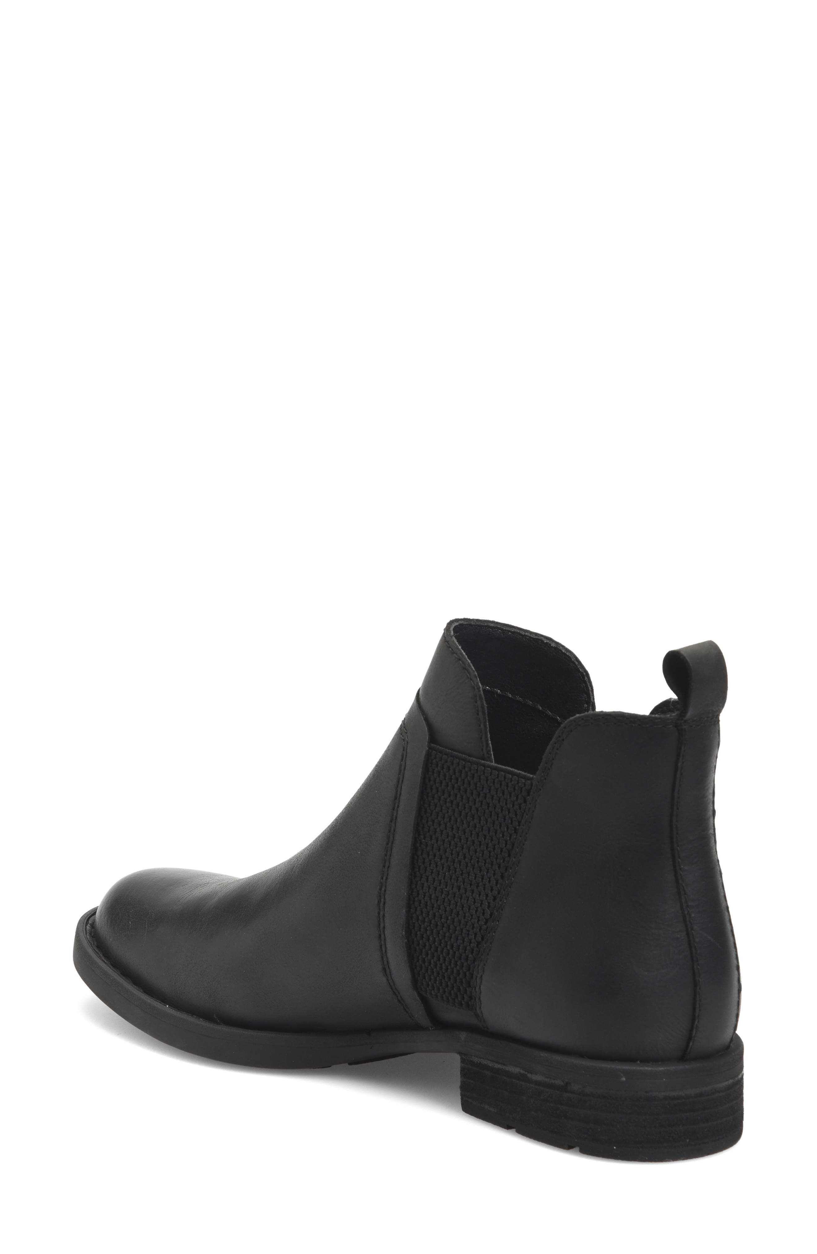 Brenta Chelsea Boot, Alternate, color, BLACK FULL GRAIN LEATHER