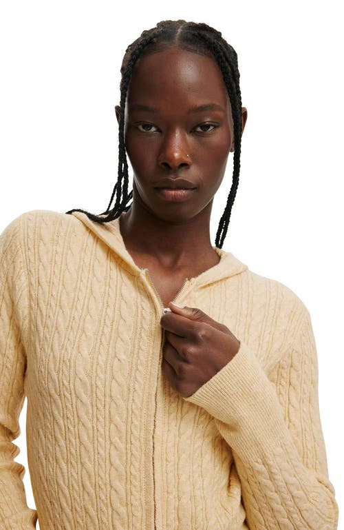 Cotton On Everfine Double Zip Up Hoodie In Neutral