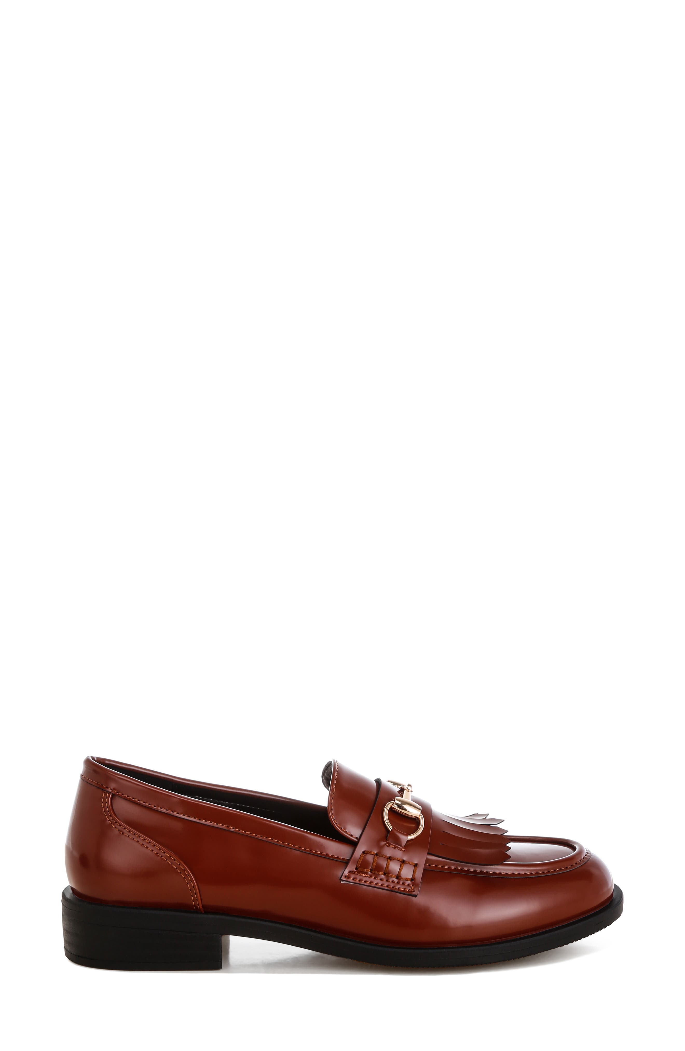 Marbin Bit Kiltie Loafer, Alternate, color, COGNAC